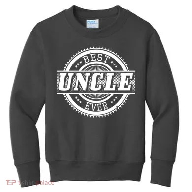 Best Uncle Ever Badge Kids Sweatshirt