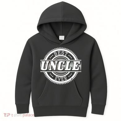 Best Uncle Ever Badge Kids Hoodie