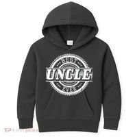 Best Uncle Ever Badge Kids Hoodie thumb 0