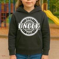 Best Uncle Ever Badge Kids Hoodie thumb 3