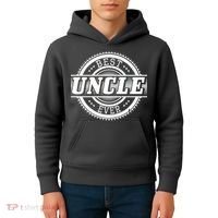 Best Uncle Ever Badge Kids Hoodie thumb 4