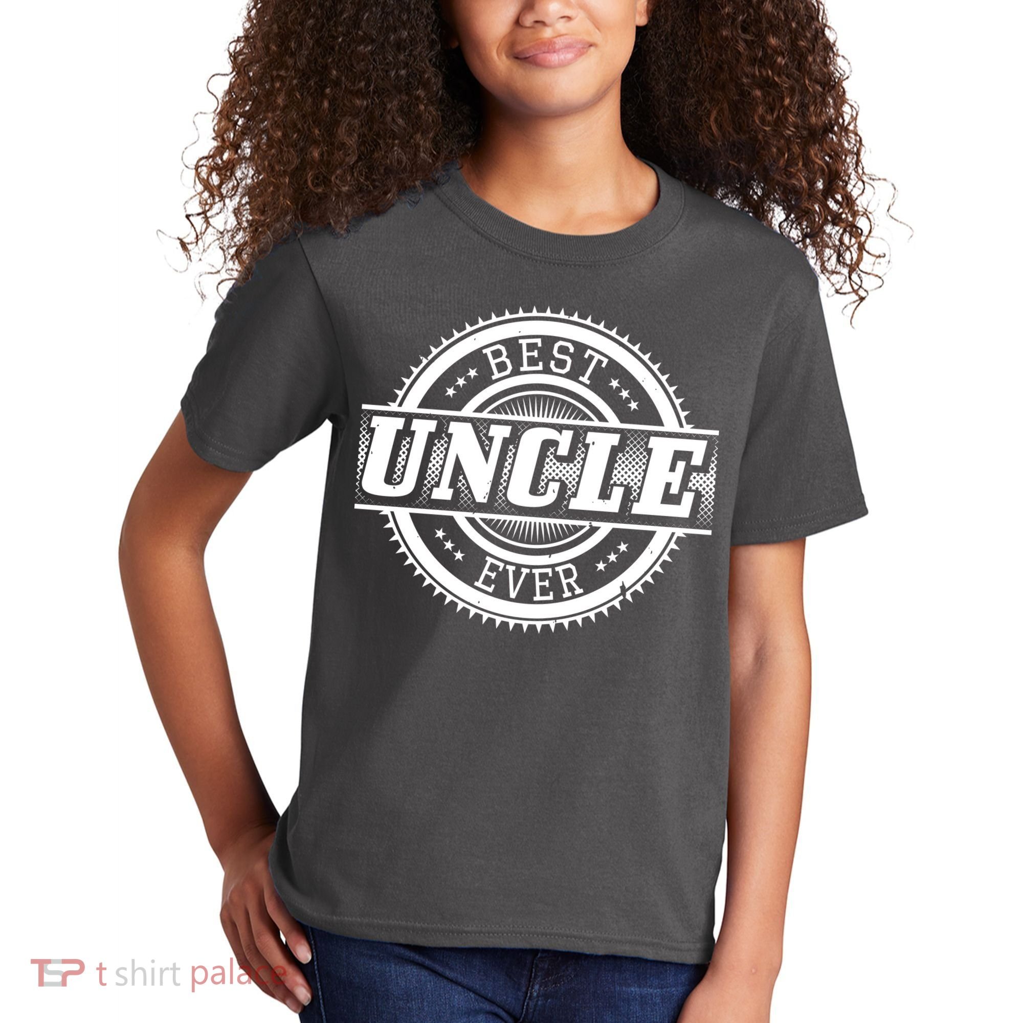 Best Uncle Ever Badge Kids T-Shirt