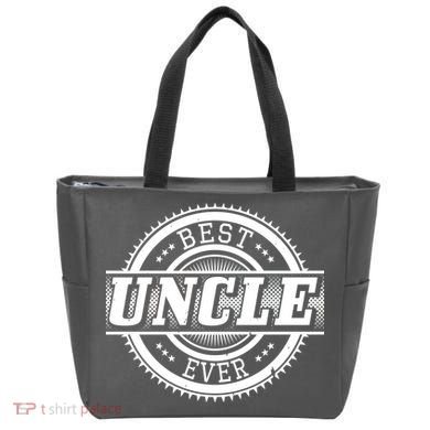 Best Uncle Ever Badge Tote Bag