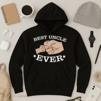 Best Uncle Ever Fist Bump Hoodie thumb 3
