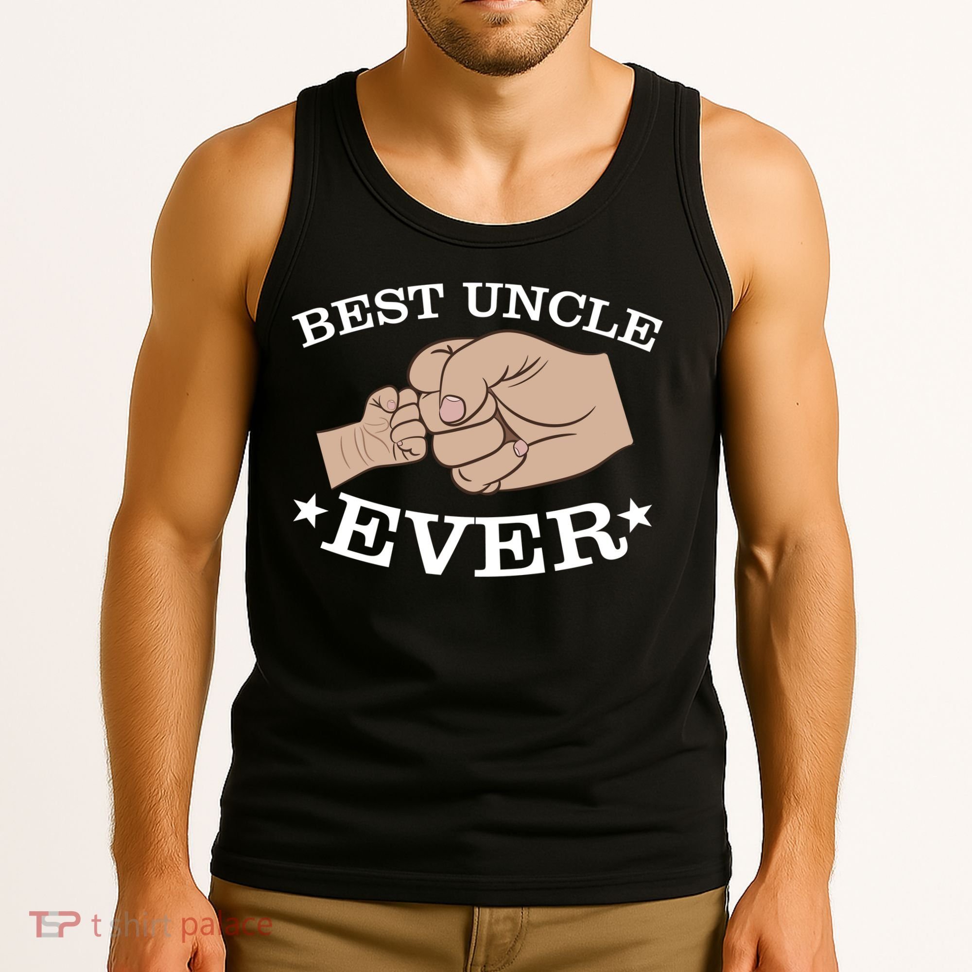 Best Uncle Ever Fist Bump Tank Top