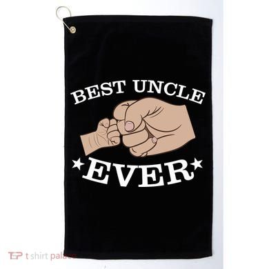 Best Uncle Ever Fist Bump Golf Towel