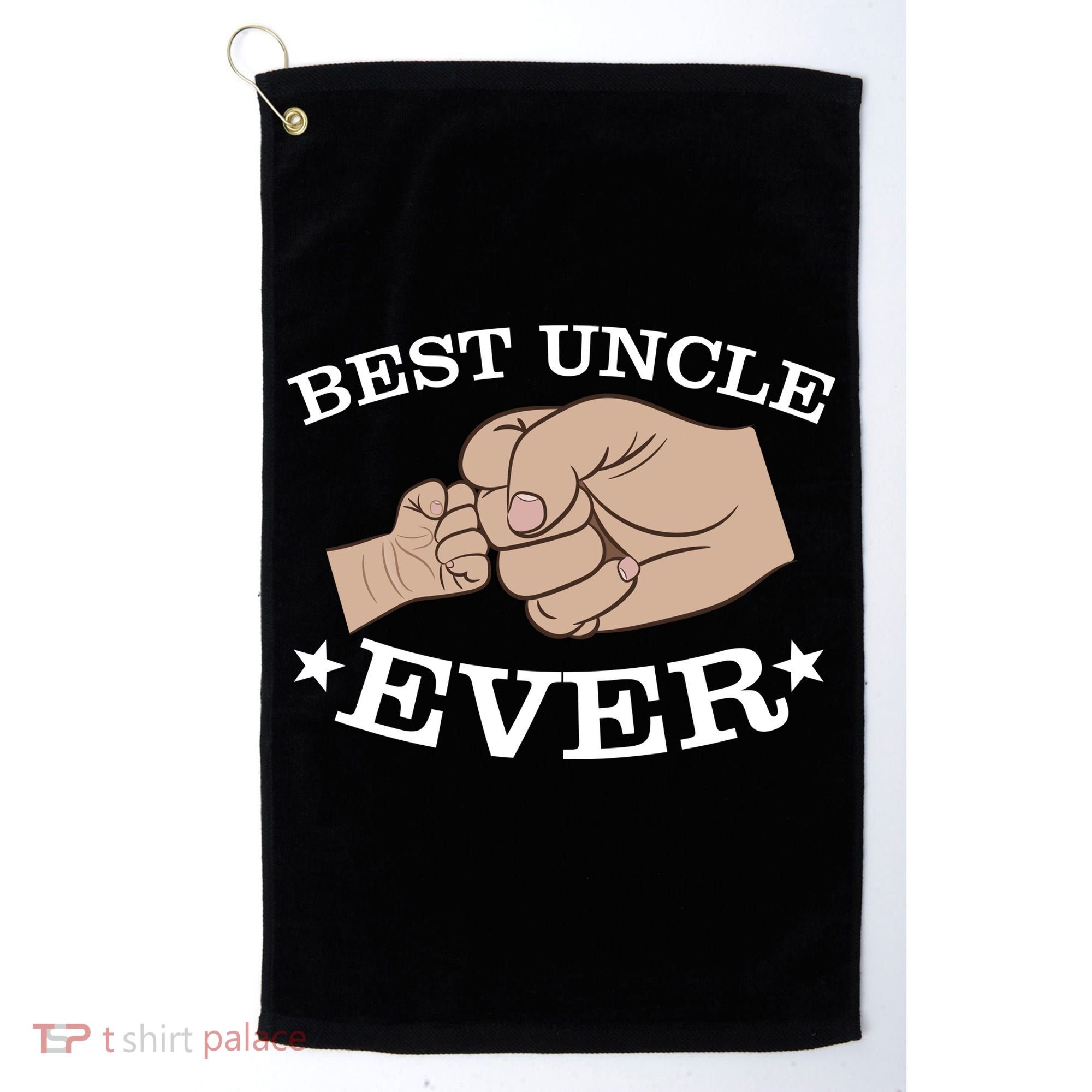 Best Uncle Ever Fist Bump Golf Towel