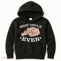 Best Uncle Ever Fist Bump Kids Hoodie thumb 0