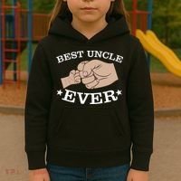 Best Uncle Ever Fist Bump Kids Hoodie thumb 3