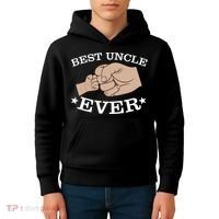 Best Uncle Ever Fist Bump Kids Hoodie thumb 4