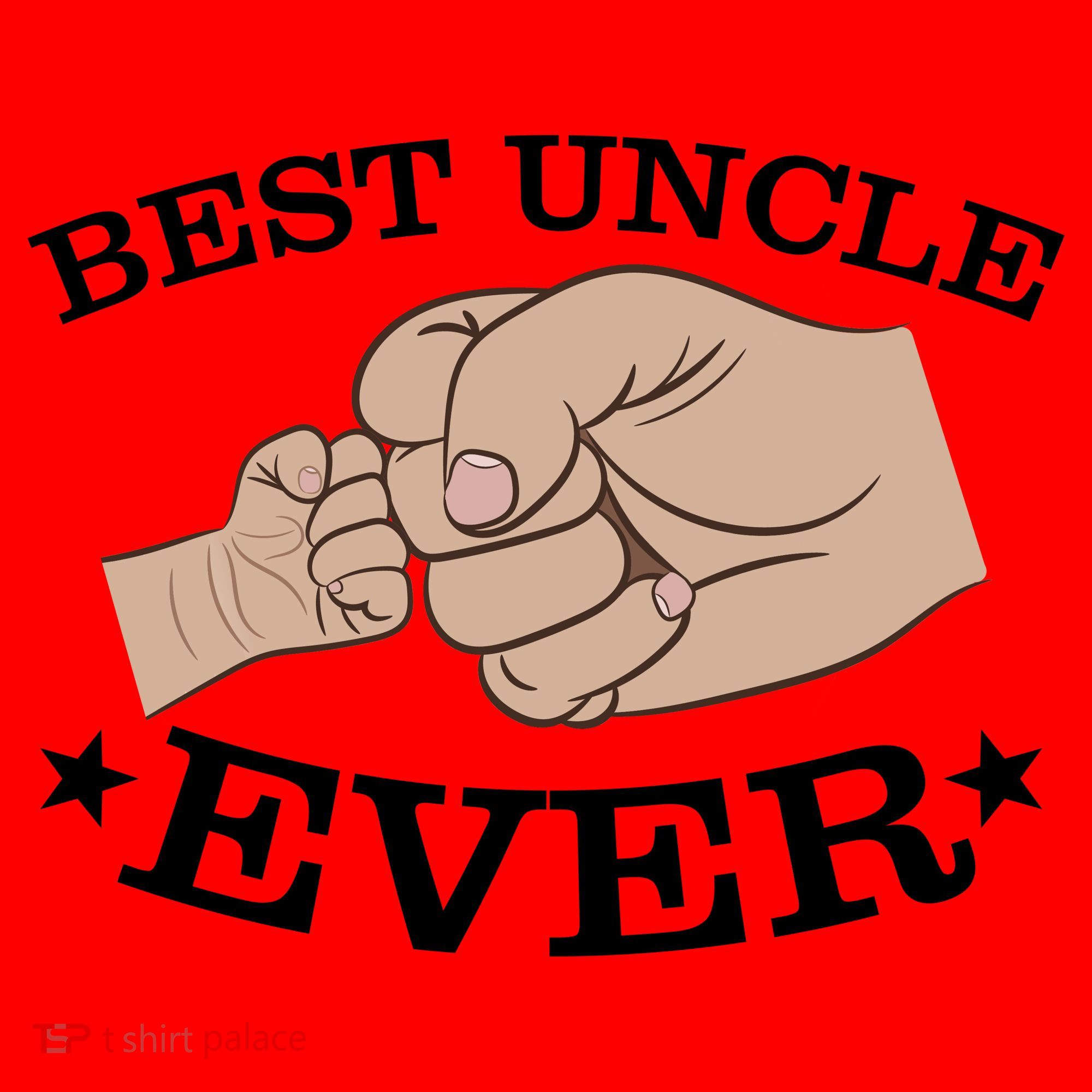 Best Uncle Ever Fist Bump Santa Hat