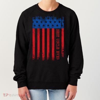 Best Uncle In America Flag Women's Sweatshirt