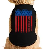 Best Uncle In America Flag Doggie Tank thumb 0