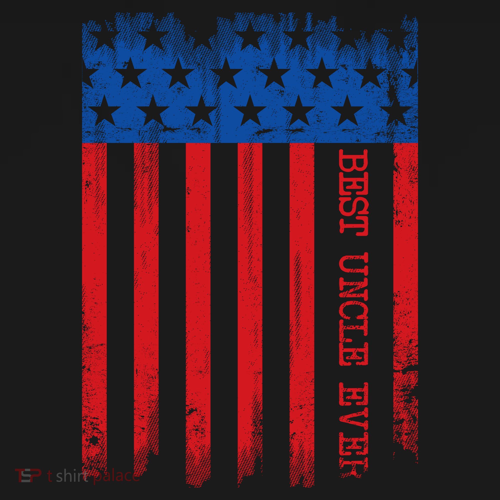 Best Uncle In America Flag T-Shirt