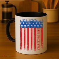 Best Uncle In America Flag Coffee Mug thumb 4