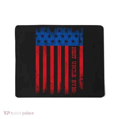 Best Uncle In America Flag Mousepad