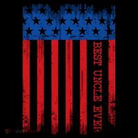 Best Uncle In America Flag Ornament thumb 1