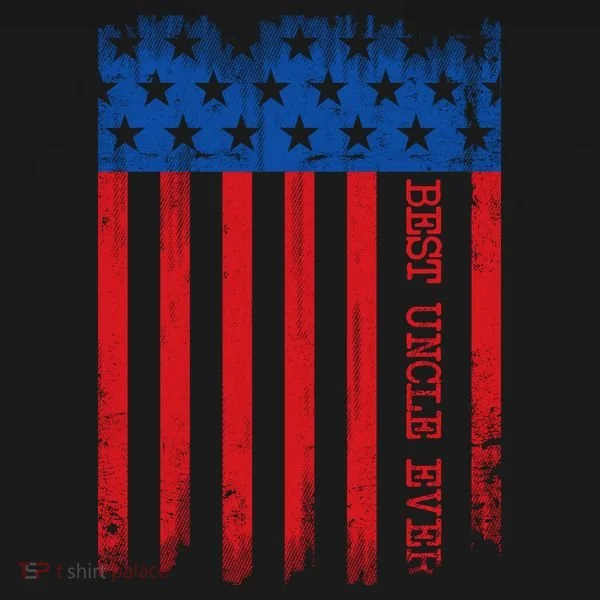 Best Uncle In America Flag Toddler Hoodie