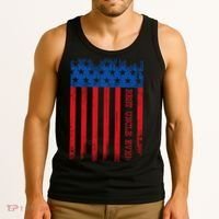 Best Uncle In America Flag Tank Top thumb 3