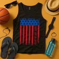 Best Uncle In America Flag Tank Top thumb 4