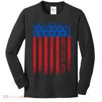 Best Uncle In America Flag Kids Long Sleeve Shirt thumb 0