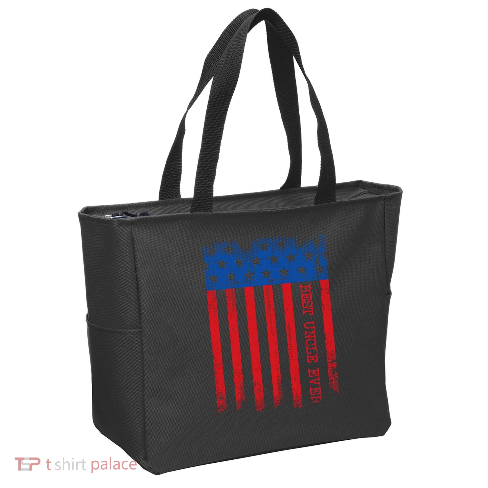 Best Uncle In America Flag Tote Bag