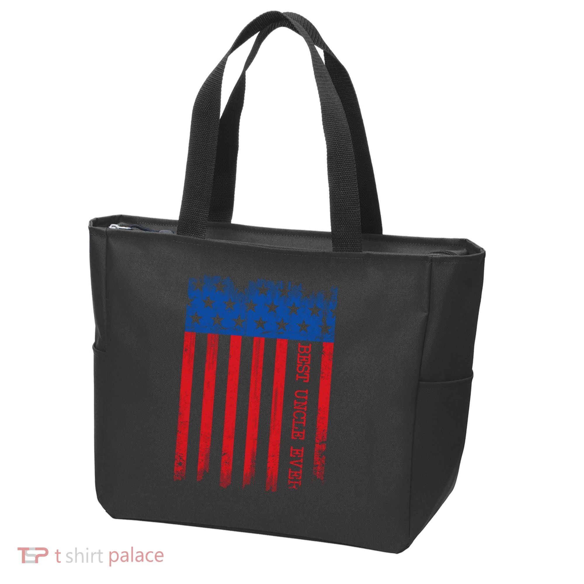 Best Uncle In America Flag Tote Bag