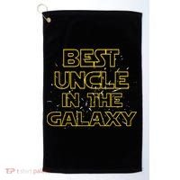 Best Uncle In The Galaxy Golf Towel thumb 0