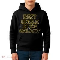 Best Uncle In The Galaxy Kids Hoodie thumb 4