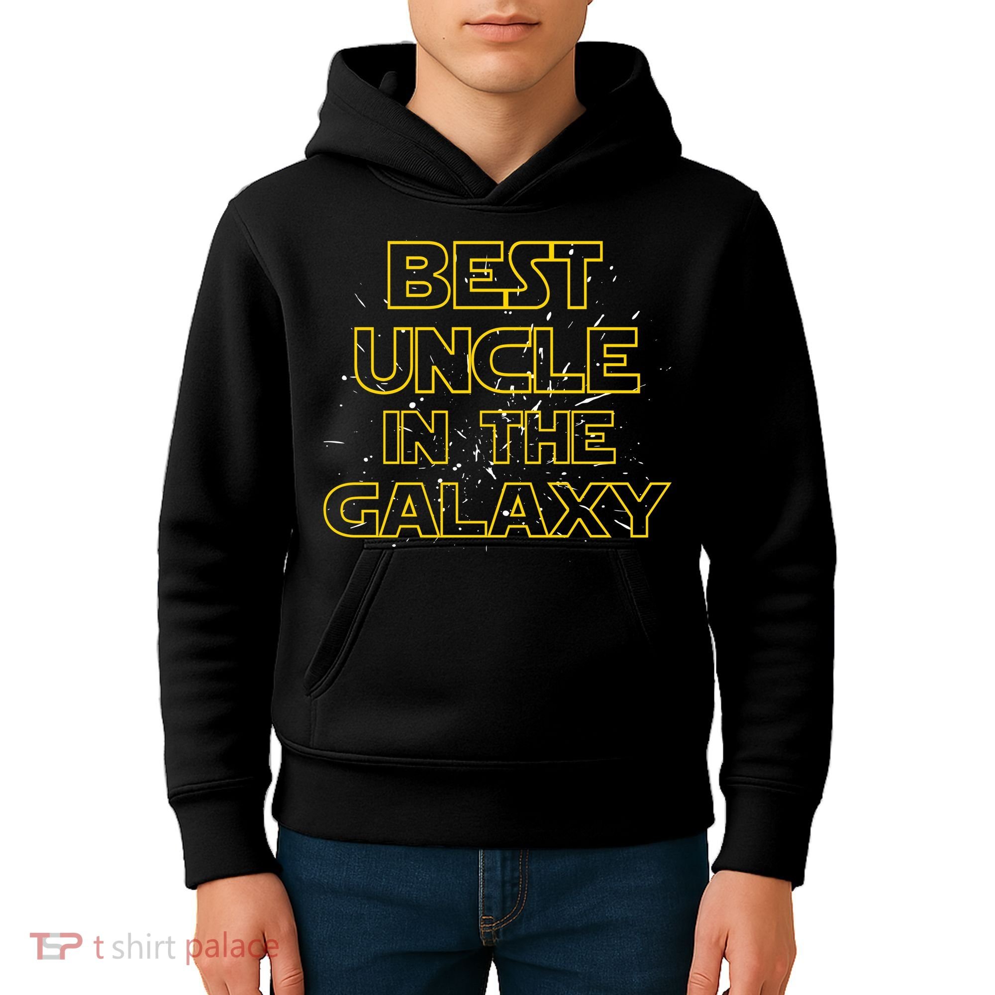 Best Uncle In The Galaxy Kids Hoodie