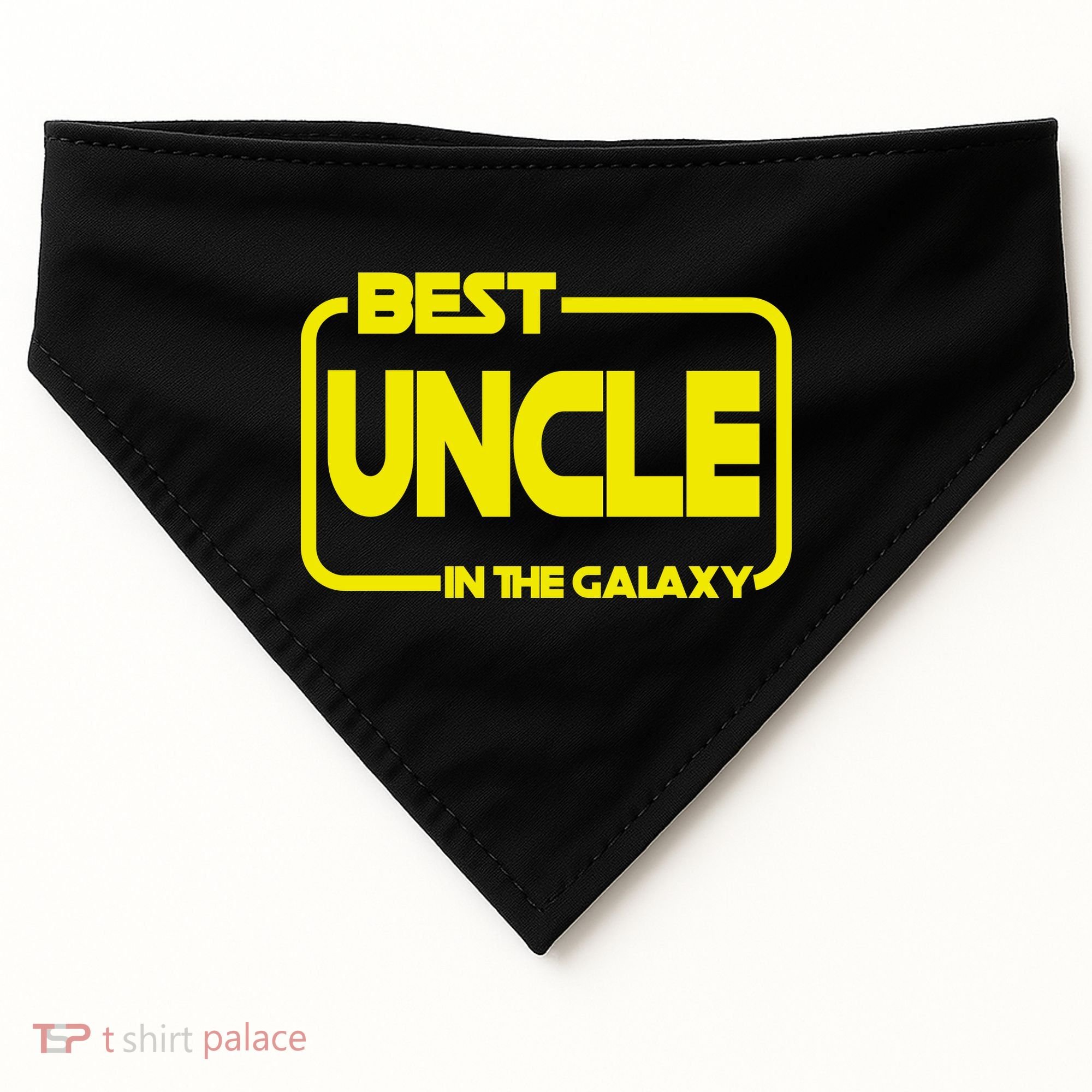 Best Uncle In The Galaxy Funny USA-Made Doggie Bandana