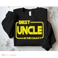 Best Uncle In The Galaxy Funny Sweatshirt thumb 2