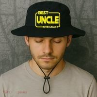 Best Uncle In The Galaxy Funny Bucket Hat thumb 2