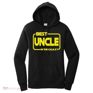 Best Uncle In The Galaxy Funny Women's Hoodie