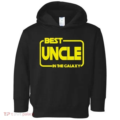 Best Uncle In The Galaxy Funny Toddler Hoodie