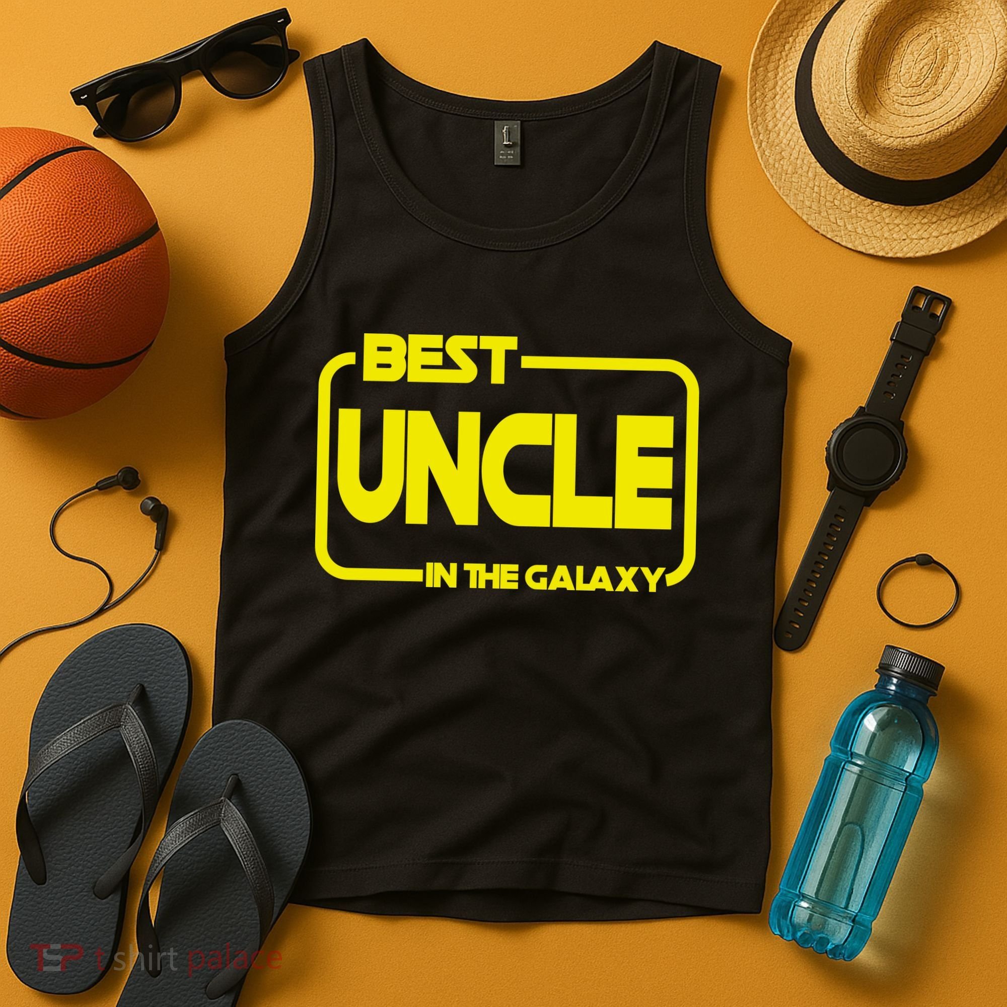 Best Uncle In The Galaxy Funny Tank Top