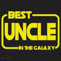 Best Uncle In The Galaxy Funny Golf Towel thumb 3