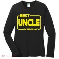 Best Uncle In The Galaxy Funny Women's Long Sleeve Shirt thumb 0