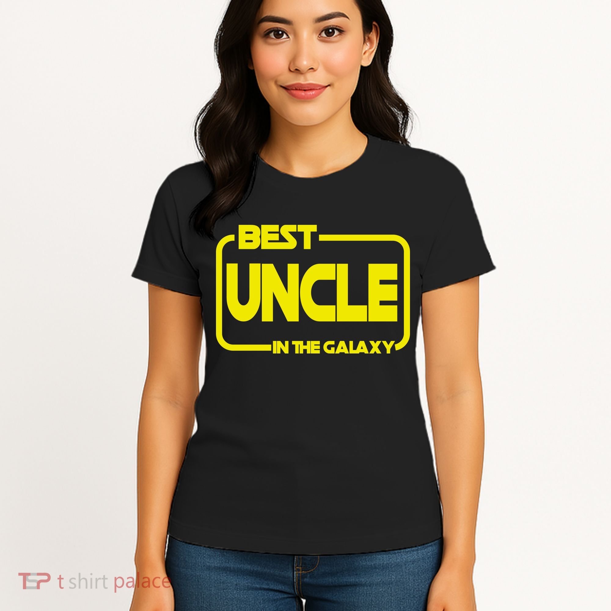 Best Uncle In The Galaxy Funny Women's T-Shirt