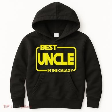 Best Uncle In The Galaxy Funny Kids Hoodie