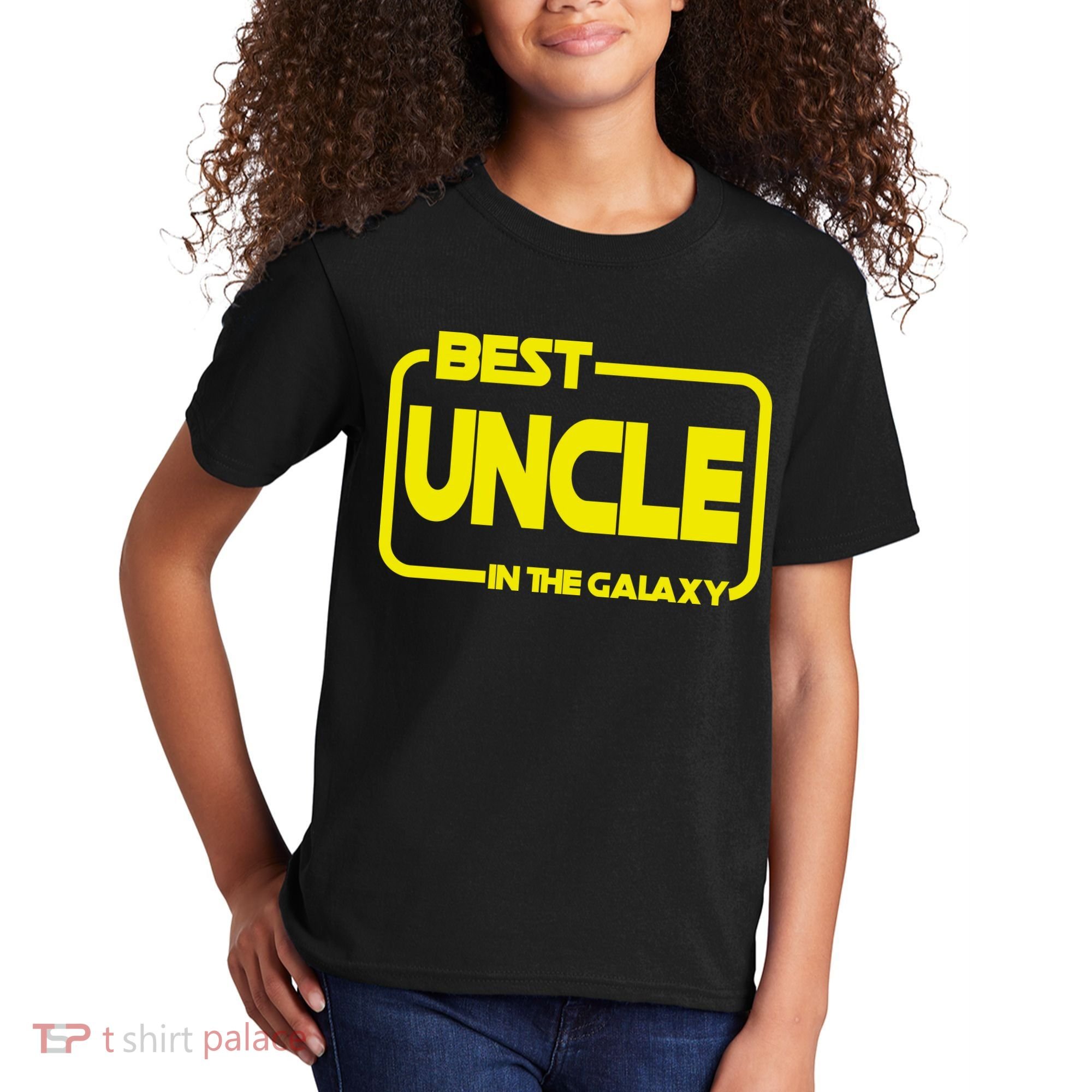 Best Uncle In The Galaxy Funny Kids T-Shirt