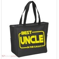 Best Uncle In The Galaxy Funny Tote Bag thumb 2
