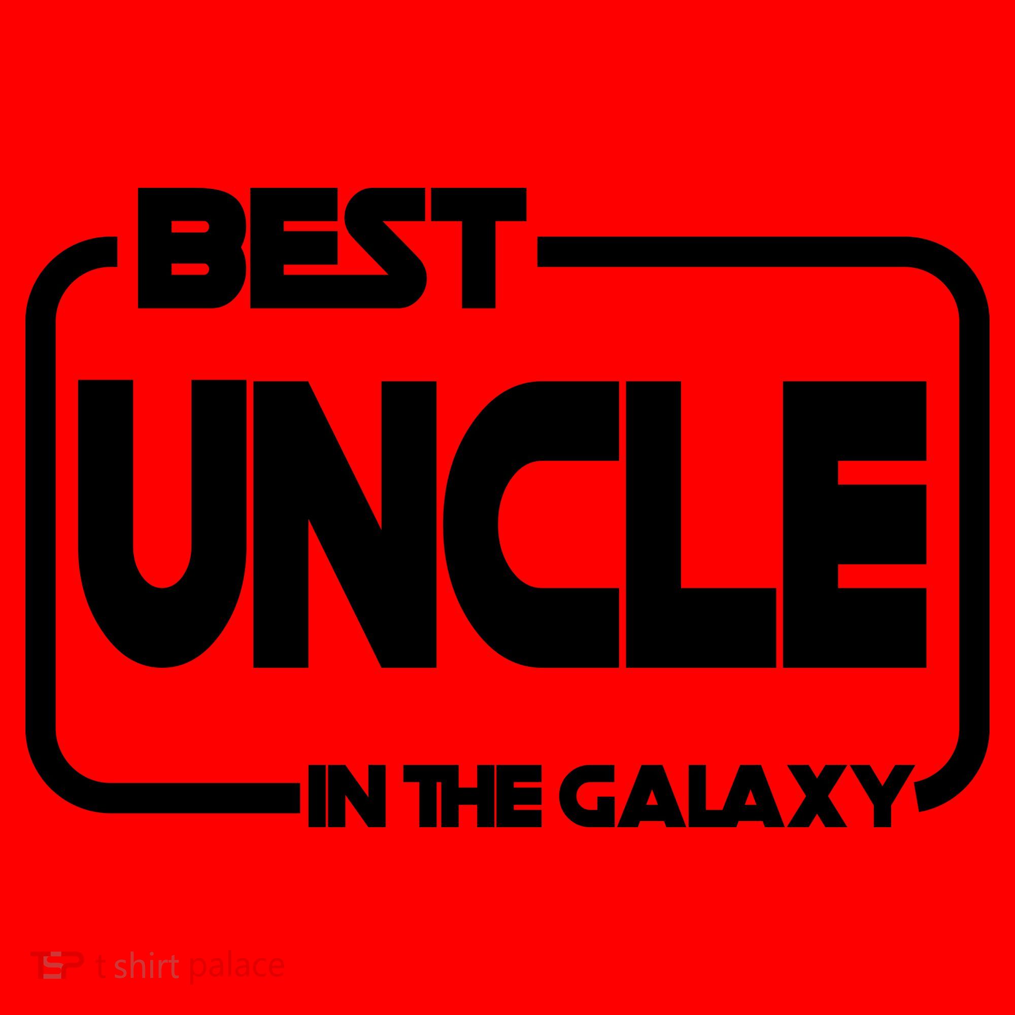 Best Uncle In The Galaxy Funny Santa Hat
