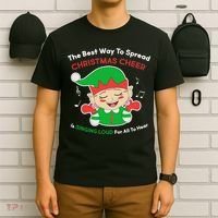 Best Way To Spread Christmas Cheer Is Singing Out Loud T-Shirt thumb 6
