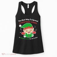 Best Way To Spread Christmas Cheer Is Singing Out Loud Women's Tank Top thumb 0