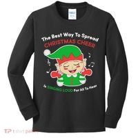 Best Way To Spread Christmas Cheer Is Singing Out Loud Kids Long Sleeve Shirt thumb 0
