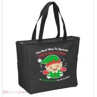 Best Way To Spread Christmas Cheer Is Singing Out Loud Tote Bag thumb 2