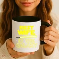 Best Wife In The Galaxy Coffee Mug thumb 3