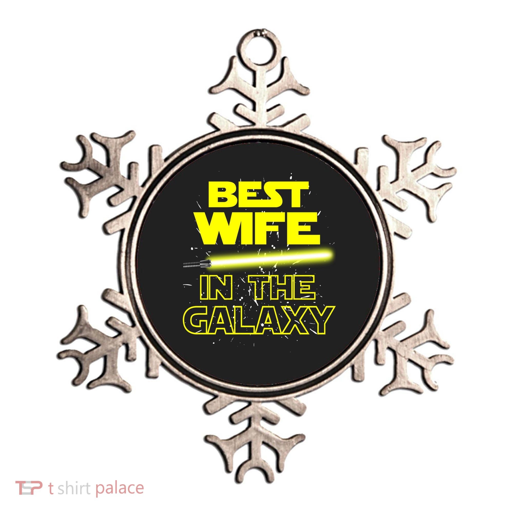 Best Wife In The Galaxy Ornament