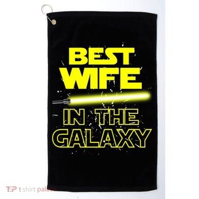 Best Wife In The Galaxy Golf Towel